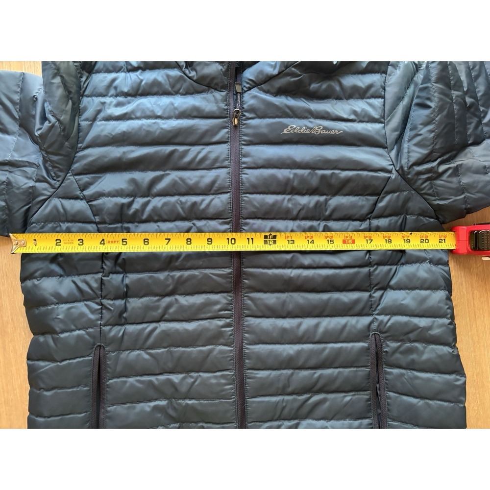 Eddie Bauer EB650 Microlight Women's Large Teal Goose Down Puffer Jacket - Picture 7 of 8